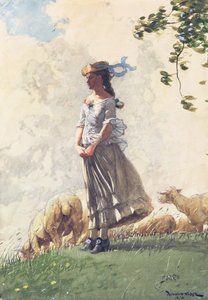 Fresh Air, 1878 by Winslow Homer